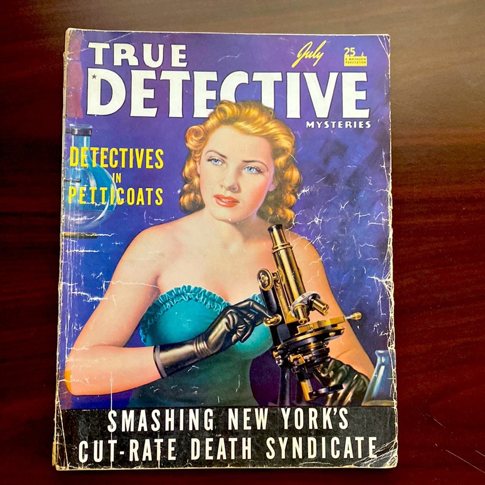 Vintage July 1940 True Detective Magazine